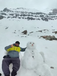 Winter sport in Chile
