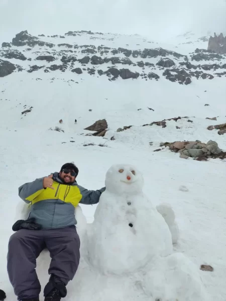 Winter sport in Chile